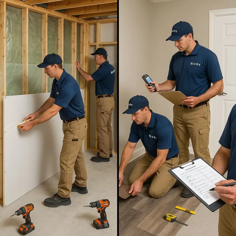 Repairs and Reconstruction process in Flying Hills, PA