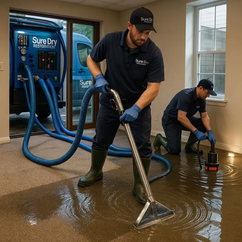 Water Extraction and Removal process in Flying Hills, PA